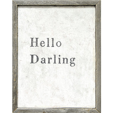 Hello Darling Framed Art Print