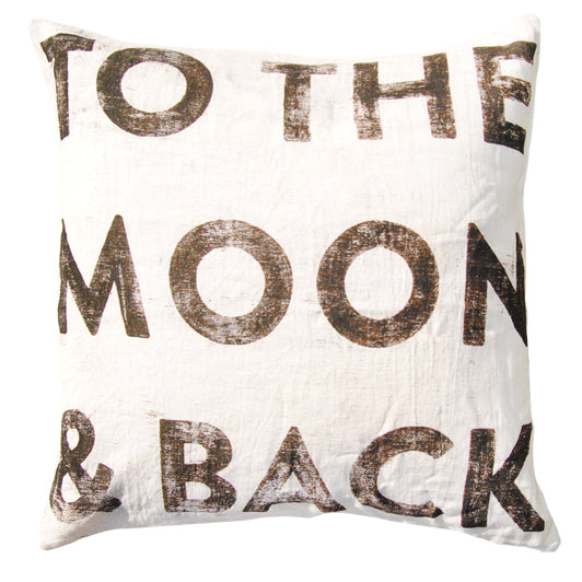 To The Moon And Back Pillow