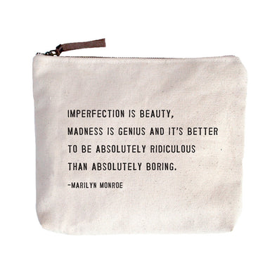Imperfection Is Beauty - Canvas Bag