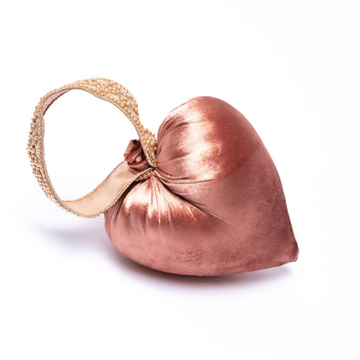 Specialty Large Heart - Copper Ribbon