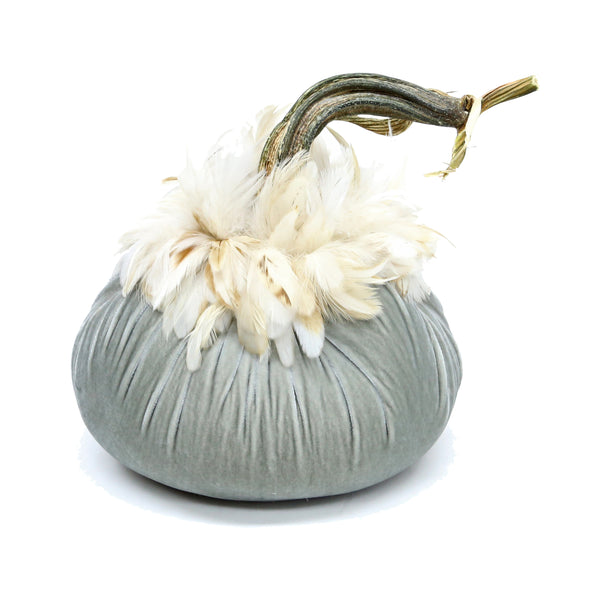 Spa Velvet Pumpkin with Ginger Schlappen Feathers