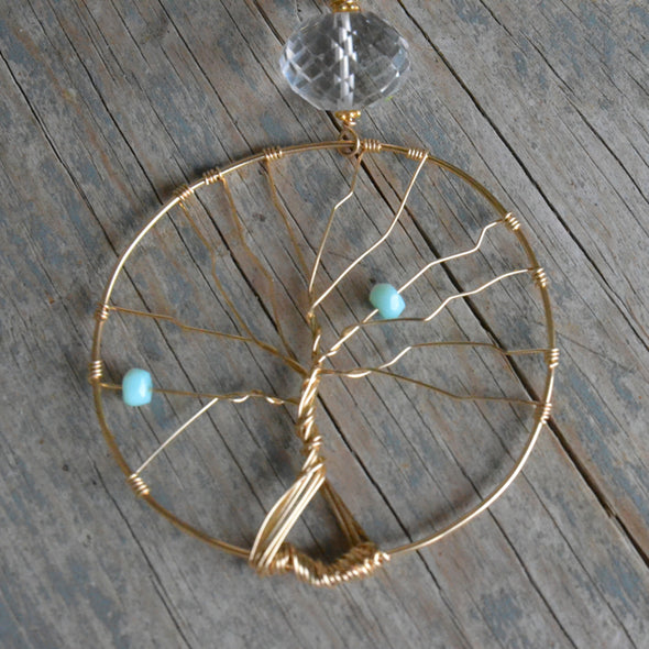 Mother's Tree Of Life Necklace Gold