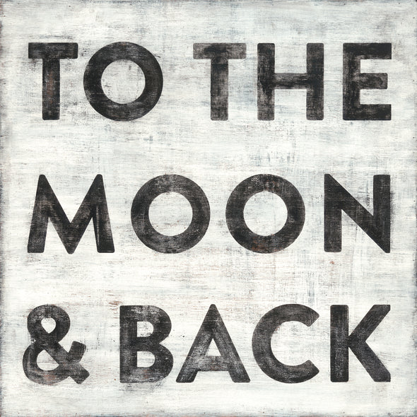 Small Art Print - To the Moon and Back
